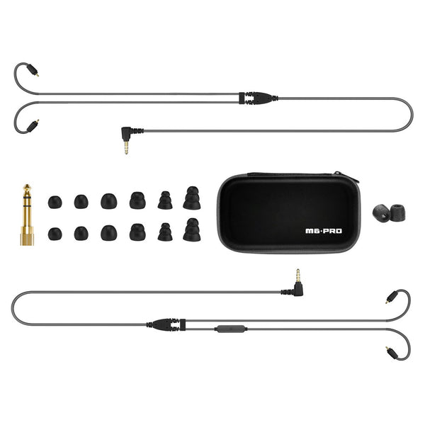 MEE Audio M6 Pro, In-Ear Monitors (2nd Gen): with Detachable Cable Noise-Isolating Earphones IEM