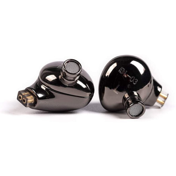 Blon BL-03, In-Ear Monitors with Mic: 10mm Carbon Diaphragm Dynamic Driver Earphones IEM (BL03, BL 03)