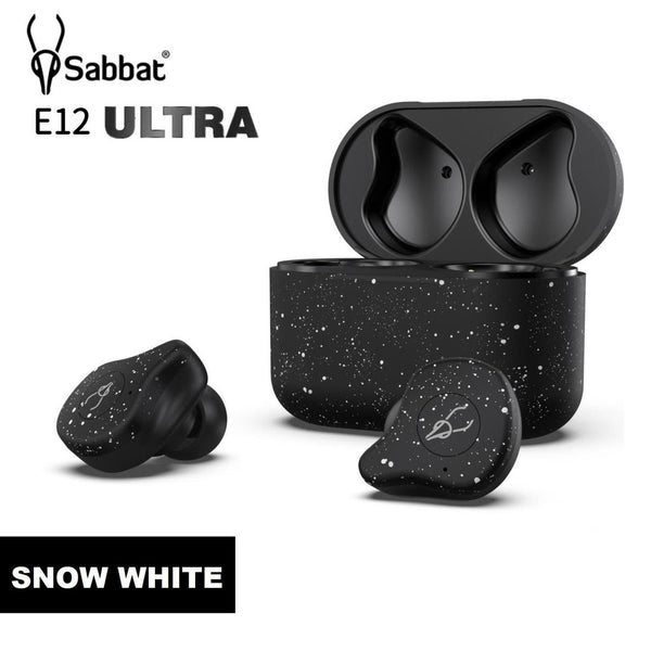 Sabbat E12 Ultra, True Wireless Earbuds: with Noise Reduction, Wireless Charging Bluetooth 5.0 TWS (Promo, E 12 Ultra)