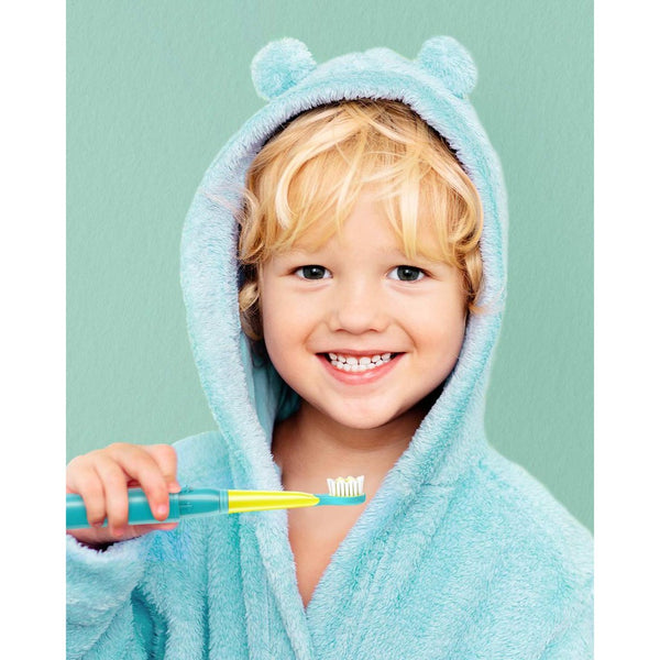 Fairywill FW2001, Kids Electronic Toothbrush: Green + 2 Heads (FW 2001)