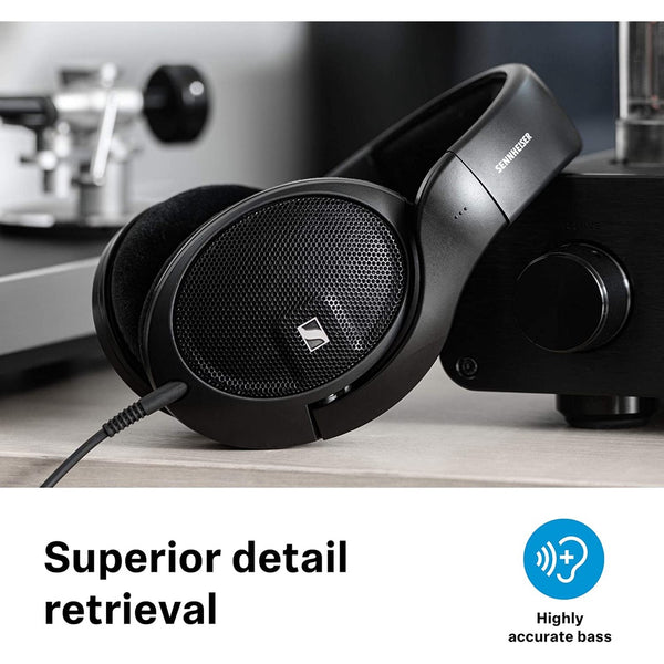 Sennheiser HD560S, Open Back Headphones: Open Back Design for Wide Sound Field, Detachable Cable Headphone (HD 560S)