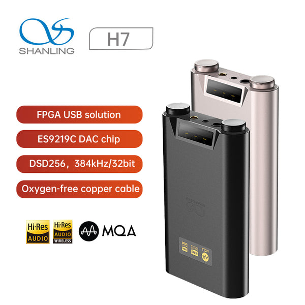 Shanling H7, Portable DAC & Headphone Amplifier: All-in-One DAC/AMP Player (H7)