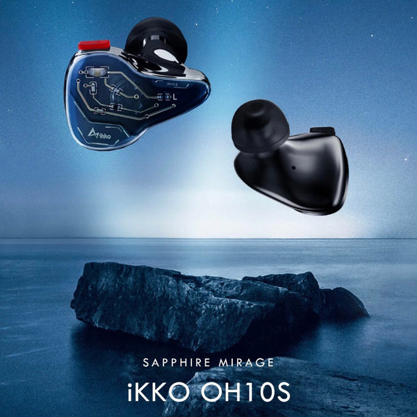 iKKO OH10S, In-Ear Monitors: 10mm Titanium-Plated DD+Knowles 33518 BA Driver, Photochromatic Earphones IEM (OH10S)