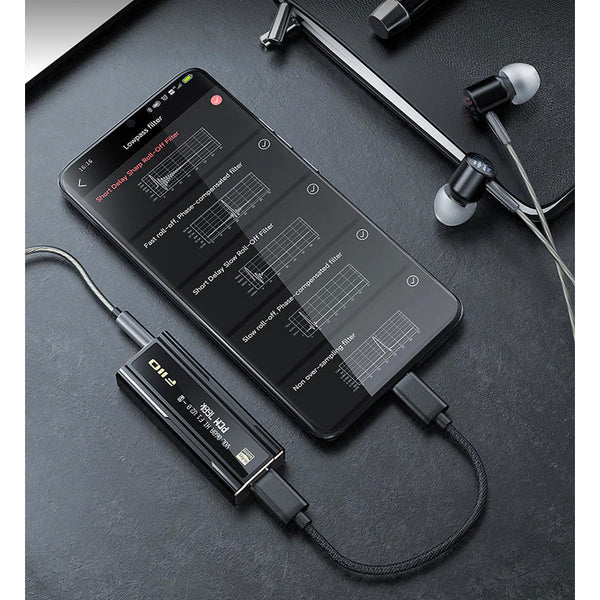 FiiO KA5, Portable Dongle DAC and Amplifier: with 3.5, 4.4 and Optical Outputs DAC/AMP (KA 5)