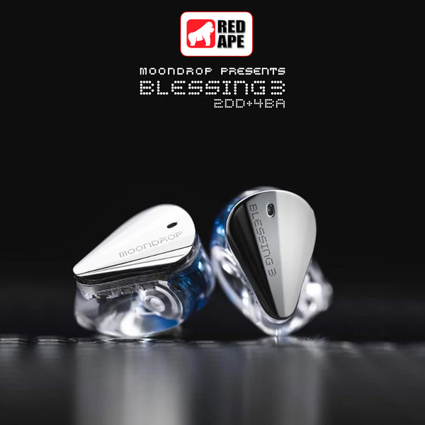 Moondrop Blessing 3, In-Ear Monitors: 2DD+4BA Hybrid Triple-Range Frequency Division Earphones IEM (Blessing 3)