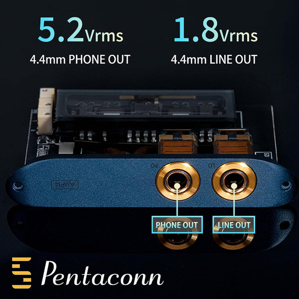 iBasso AMP14, NuTube Amplifier Module: For DX300 and DX320 DAP 4.4mm Balanced Tube AMP (AMP 14)