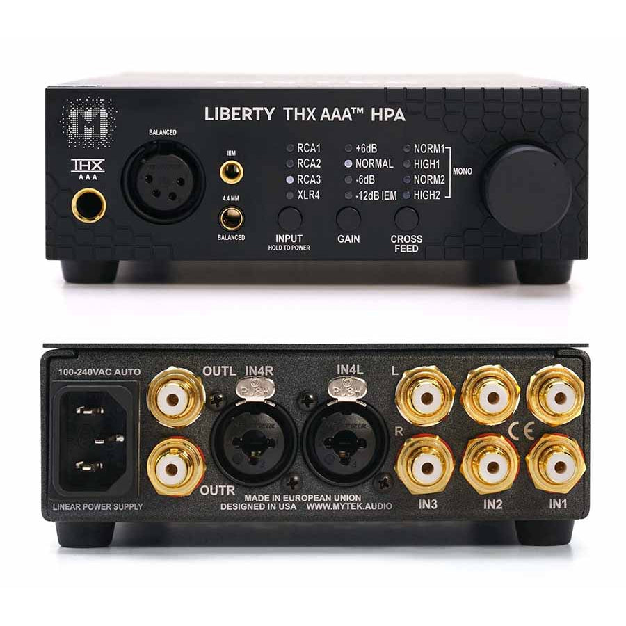 Mytek Liberty THX AAA, Headphone Amplifier: High-Resolution Amplifier with THX Technology AMP (Liberty THX AAA)