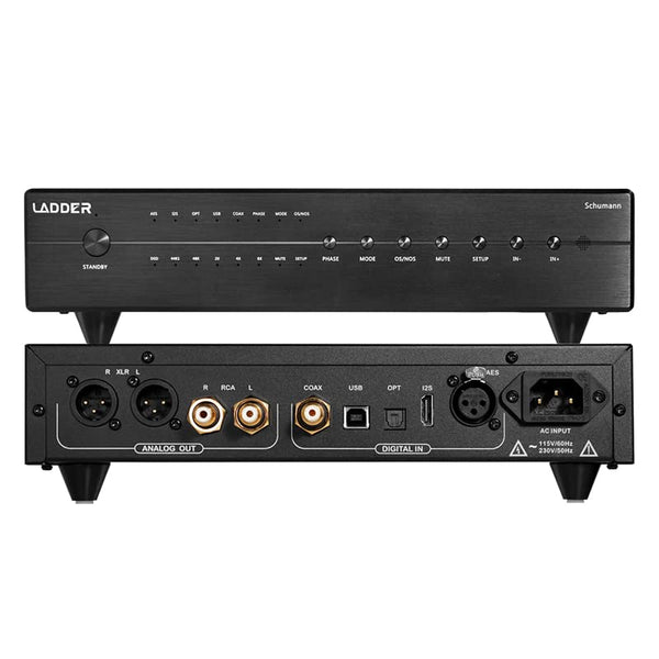 Ladder Schumann, Digital-to-Analog Converter: HiFi USB DSP Coaxial OPT AES Resolution DAC (Schumann)