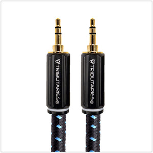 Tributaries Series 4MS, Auxiliary Interconnect Cable: 3.5mm to 3.5mm, Made in USA (Series 4MS)