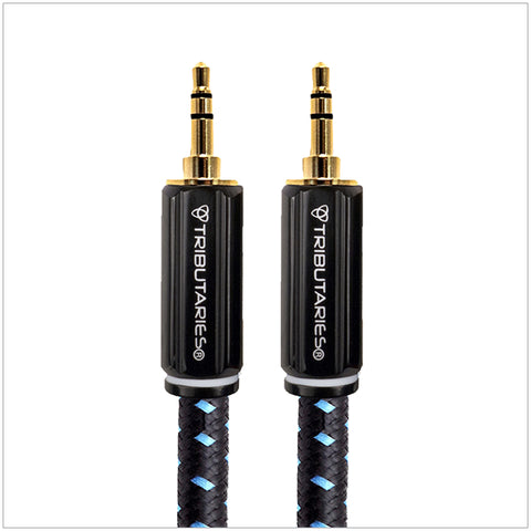 Tributaries Series 4MS, Auxiliary Interconnect Cable: 3.5mm to 3.5mm, Made in USA (Series 4MS)