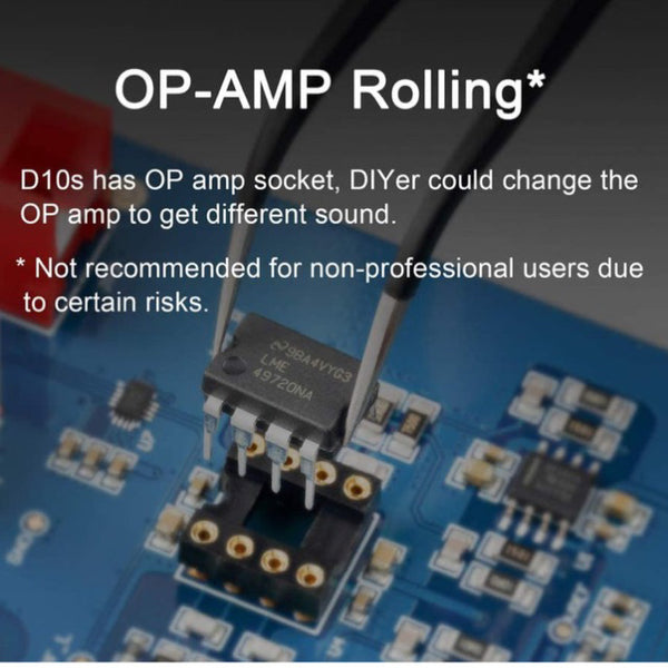 Topping D10s, Digital-to-Analog Converter: Mini USB DAC with XMOS XU208, ES9038Q2M, DSD256 (D 10s)