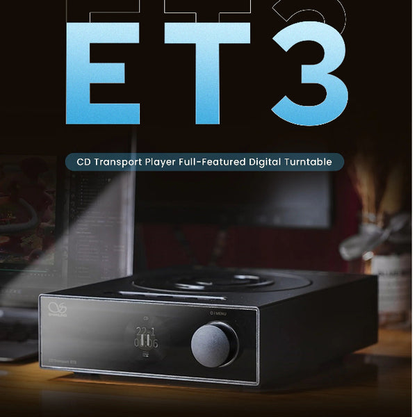 Shanling ET3, CD Player: Full-Featured Digital Turntable Disc Player (ET3)