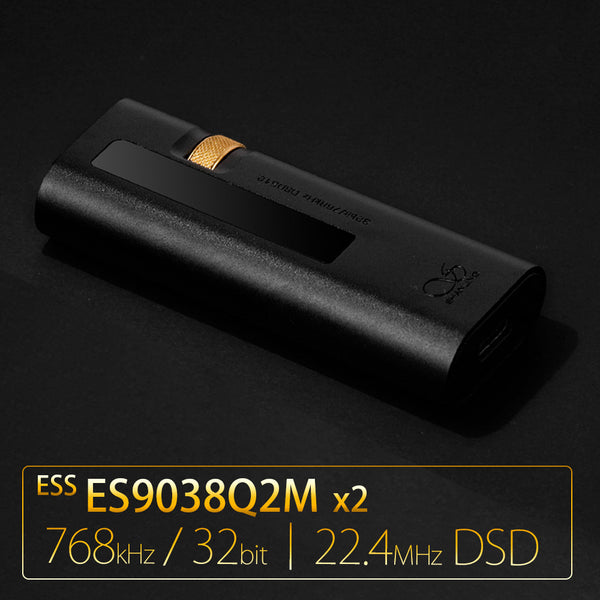 Shanling UA5, Portable Dongle DAC and Amplifier: Zero Noise USB DAC, OLED Screen, 32bit768kHz DAC/AMP (UA5)