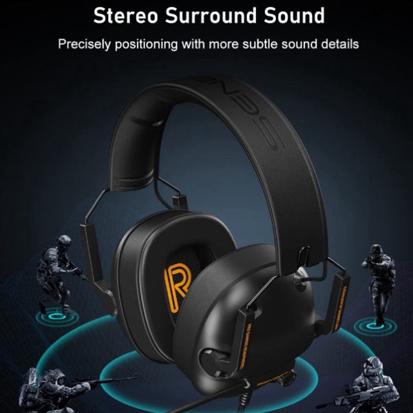 Senzer SG500, Gaming Headset: with Noise Cancelling Microphone and Detachable Memory Foam Ear Pads Gamer Headset (SG500)