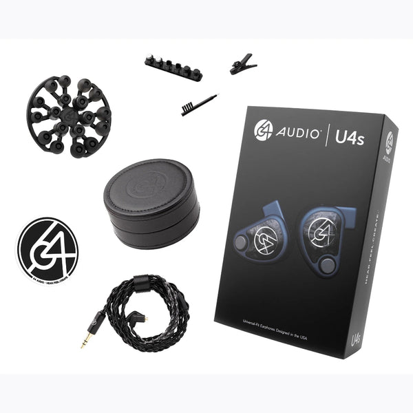 64 Audio U4S, Hybrid In-Ear Monitors: 4BA Universal Fit Dynamic Earphones IEM (64udio U4S)