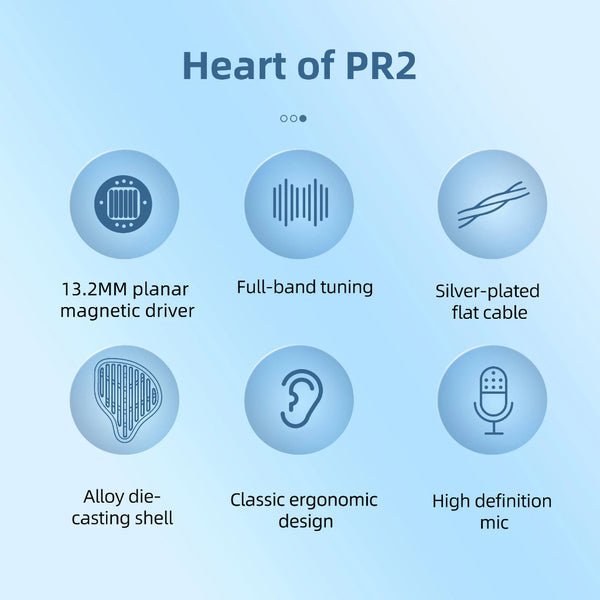 KZ x HBB PR2, In-Ear Monitors: Real Planar Magnetic Driver Earphones IEM (PR 2)