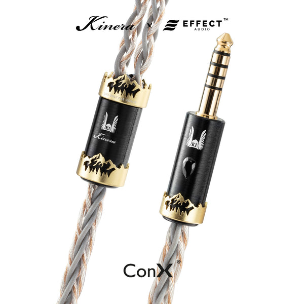 Kinera Effect Audio Orlog, Upgrade Cable: 4.4 Balance with Pure Copper and Sterling Silver Cable (Orlog)