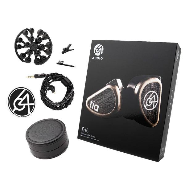 64 Audio Tia Trio, Hybrid Driver In-Ear Monitors: Universal Earphones IEM (64Audio Tia Trio)