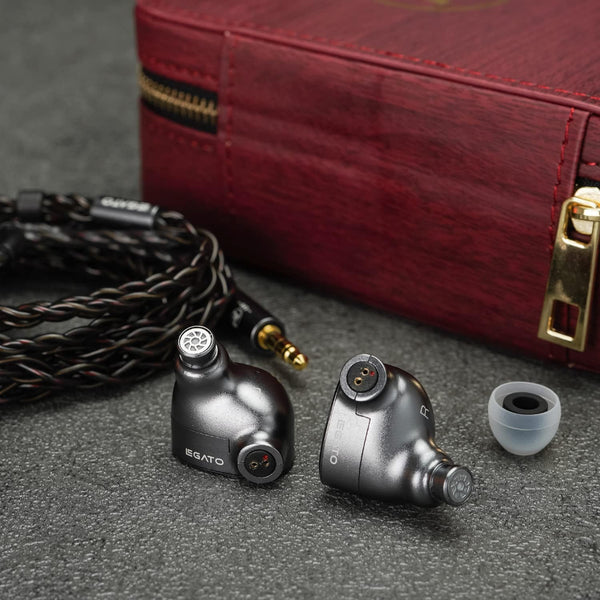 7Hz Legato, In-Ear Monitors: Dual Dynamic Driver, N52 Magnet, CNC Aluminum Casing, Earphones IEM (Legato)