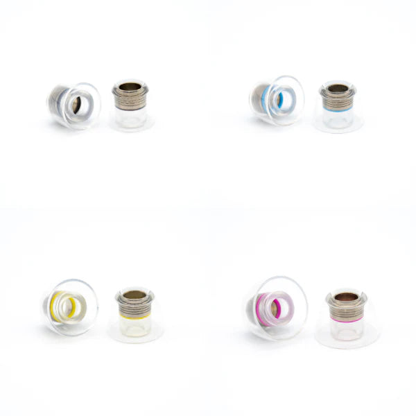 Pentaconn Coreir PTM01, Silicone Replacement Eartips (2 Pairs): Nickel Plated Brass Core Earbuds (PTM 01)