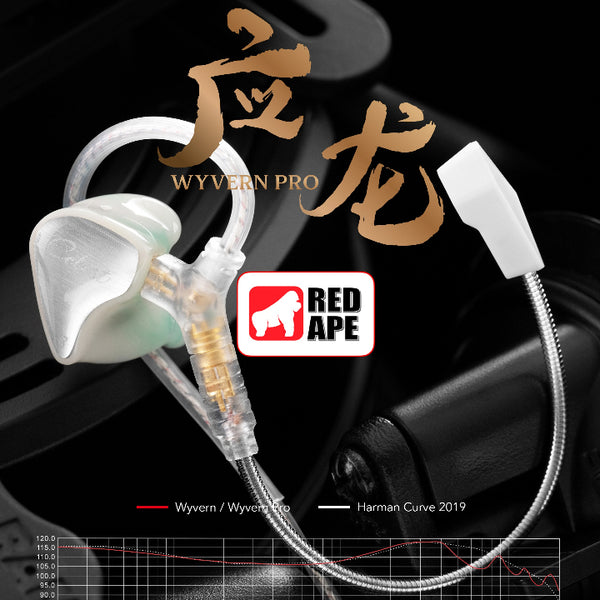 Kinera Wyvern Pro, In-Ear Monitors: with Boom Mic, Detachable 2Pin 0.780.75 Earphones IEM (Wyvern Pro)