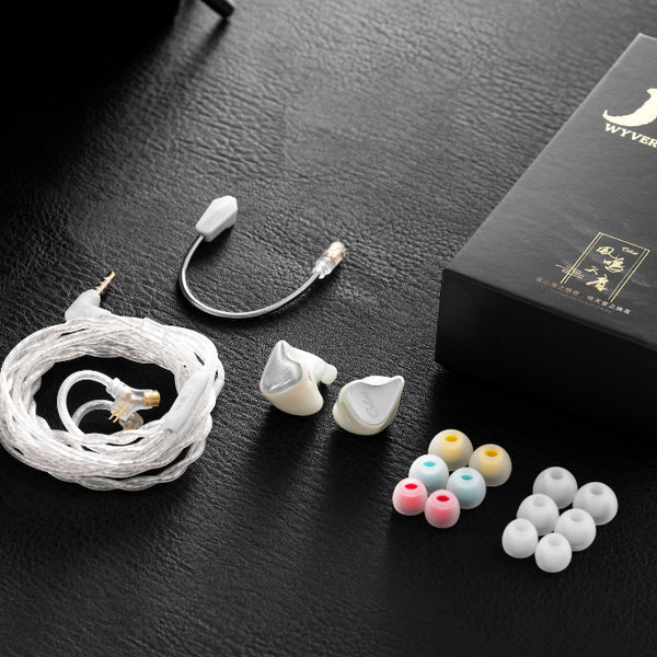 Kinera Wyvern Pro, In-Ear Monitors: with Boom Mic, Detachable 2Pin 0.780.75 Earphones IEM (Wyvern Pro)