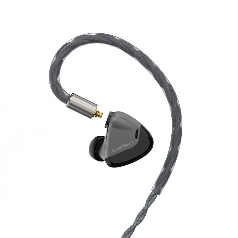 Rose Technics QuietSea, Wired Dynamic In-Ear Monitors: Dual-Chambered Single Dynamic Driver Earphones IEM (Quiet Sea)