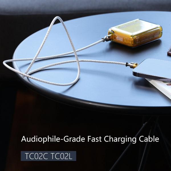 ddHifi TC02C or TC02L, OFC Fast Charging Cable: Audiophile-Grade High-Purity Data Cable (TC02C, TC02L)