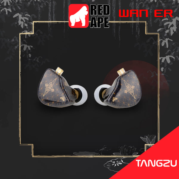 Tangzu Wan er S.G, In-Ear Monitors: Detachable 2Pin OFC, 10mm Dynamic Driver, PET Diaphragm Earphones IEM (Wan er S.G)