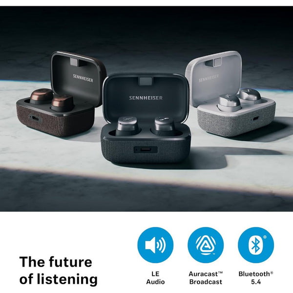 Sennheiser Momentum True Wireless 4 with Bluetooth 5.4, Crystal-Clear Sound, Comfortable Design, 30-Hour Battery Life