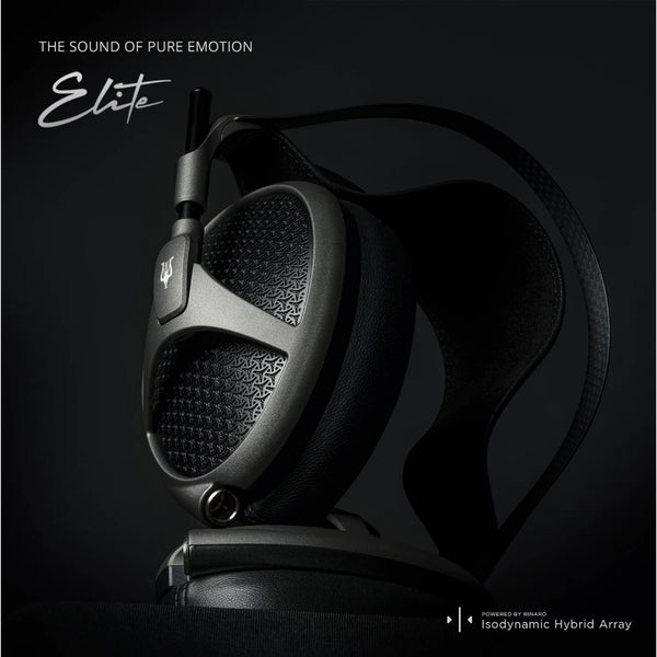 Meze Elite, Open Back Isodynamic Headphones: Full-Size Over-Ear, Handcrafted High-End Model (Meze Elite)