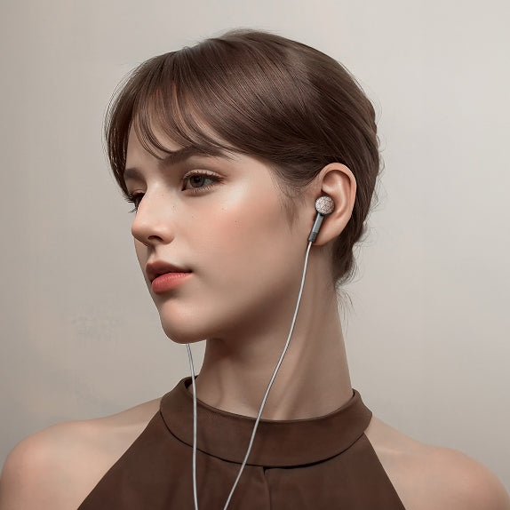 FiiO FF3S, Detachable Flat Buds Earbuds: “Drum” Type Dual-Cavity Wired Earphones (FF3S)