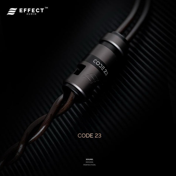 Effect Audio Code 23, In-Ear Monitor Upgrade Cable: Premium 16.5 AWG Solid Core UP-OCC Copper IEM Cable (Code 23)