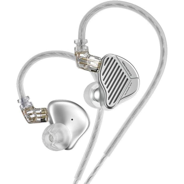 KZ PR1 Hifi Edition Planar Driver HiFi in-Ear Monitors IEM with Detachable 2pin Silver-Plated Cable