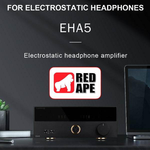 Topping EHA5, Electrostatic Headphone Amplifier: For Stax & Audeze Carbon AMP (EHA 5)