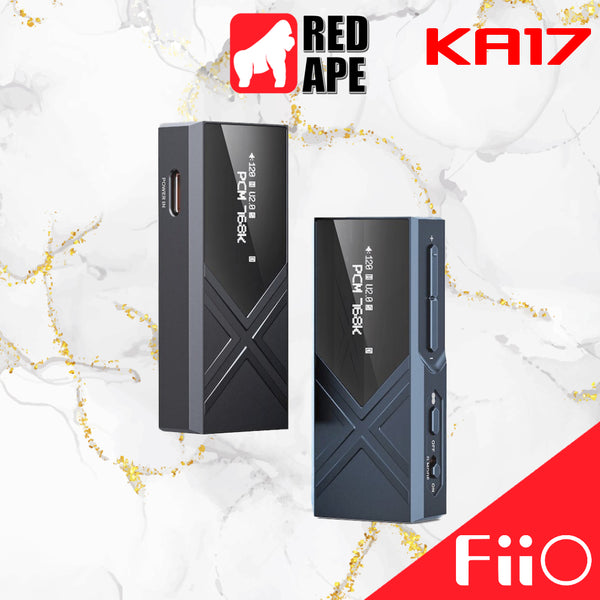 FiiO KA17, Portable Dongle DAC and Amplifier: Dual ES9069Q DAC PCM 768kHz 32bit DSD512 MQA USB DAC/AMP (KA 17)