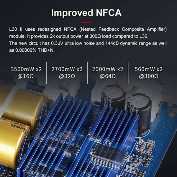 Topping L30 ii, Power Amplifier: Ultra Low Noise with NFCA Modules UHGF Technology AMP (L30 2)