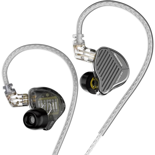 KZ PR1 Hifi Edition Planar Driver HiFi in-Ear Monitors IEM with Detachable 2pin Silver-Plated Cable