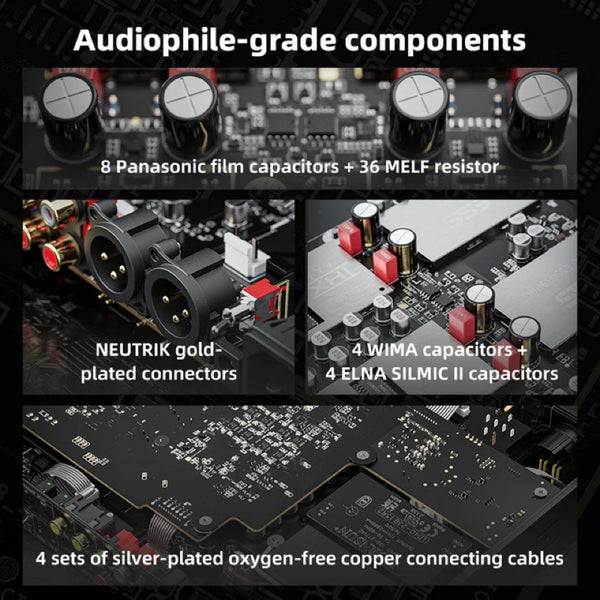 FiiO K19, Desktop DAC Headphone Amplifier: Flagship Studio Grade Dual ES9039SPRO DAC/AMP (K 19)