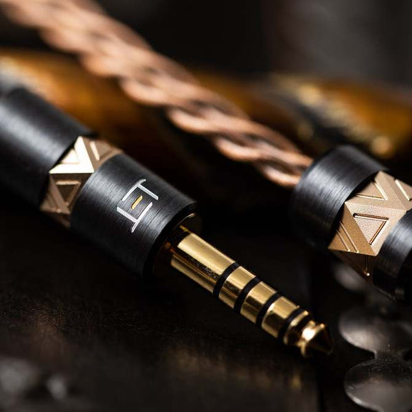 Eletech Raphael, In-Ear Monitor Upgrade Cable: Ultra High-Purity Gold-Plated IEM Cable (Raphael)