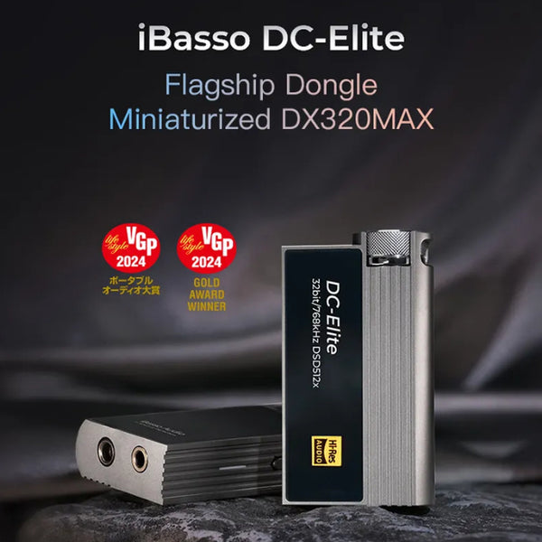 iBasso DC-Elite, Flagship Dongle DAC and Amplifier: with ROHM Portable DAC/AMP (DC Elite)