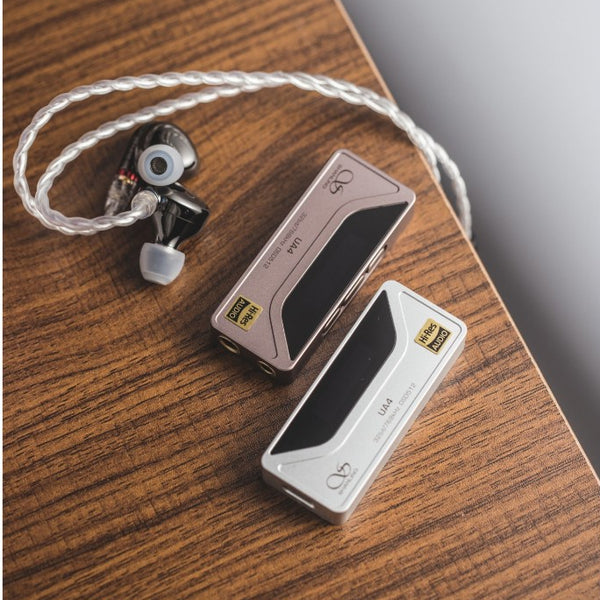 Shanling UA4, Portable Dongle DAC and Amplifier: ESS DAC, Full Screen and Hardware Buttons, USB DAC/AMP (UA4)