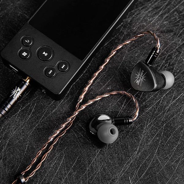 Kiwi Ears Melody, In-Ear Monitors: with 3D-Printed Shell, Detachable 2Pin 12mm Planar Driver Earphones IEM