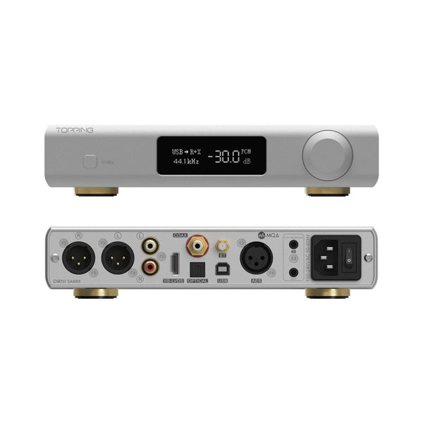 Topping D90 III, Sabre Digital-to-Analog Converter DAC: with BT, XLR and MQA  HiFi High Resolution DAC (D90 III)