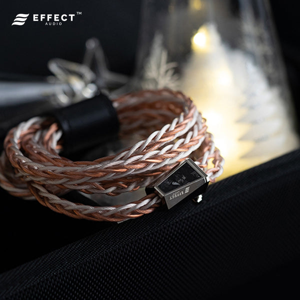 Effect Audio Ares S x Cadmus, In-Ear Monitors Upgrade Cable: 8 Wires, Balanced 4.4, with Carrying Casing Cable (Ares S x Cadmus)