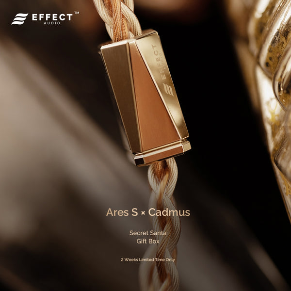 Effect Audio Ares S x Cadmus, In-Ear Monitors Upgrade Cable: 8 Wires, Balanced 4.4, with Carrying Casing Cable (Ares S x Cadmus)