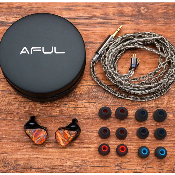 Aful Performer 5, In-Ear Monitors: Pressure Balance System (4BA+1DD) Hybrid Earphones IEM (Performer 5)