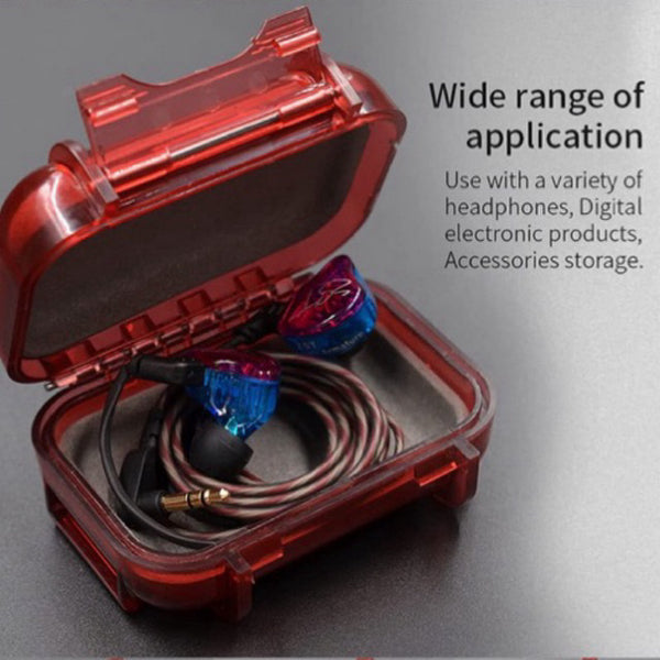 ABS Resin Storage Case, Waterproof Hard Case: for IEM Earphones and Eartips Case (ABS Resin)