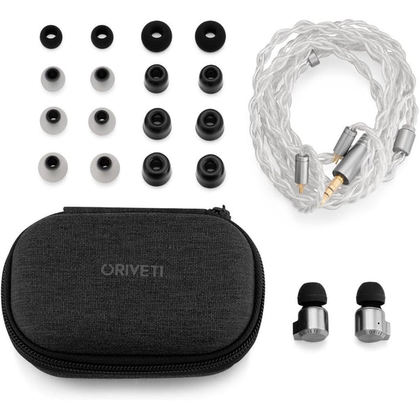 OD100, DLC Dynamic Driver In-Ear Monitors: with 2Pin Detachable Cable HiFi Earphones IEM (OD 100)