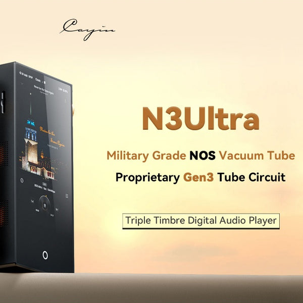 Cayin N3 Ultra,Tube Amplifier Portable Digital Audio Player: Entry-Level DAP/Tube AMP (N3 Ultra)